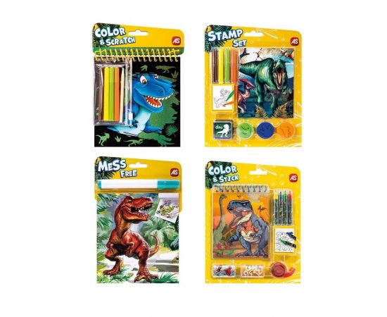 Σετ Ζωγραφικής Pocket Δεινόσαυροι AS Company | Παιχνίδια για Αγόρια στο MarkCenter