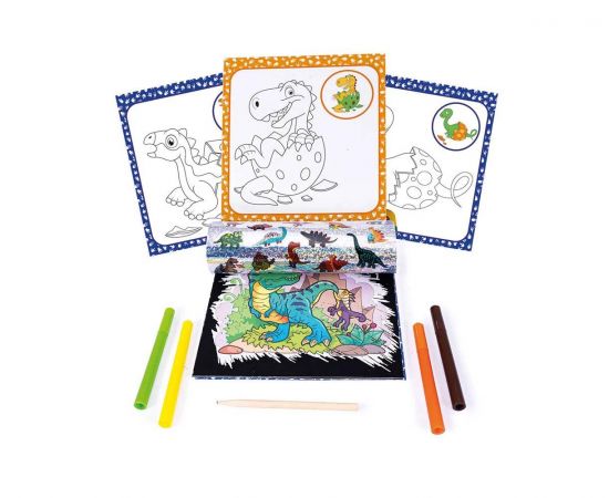 Σετ Ζωγραφικής Pocket Δεινόσαυροι AS Company | Παιχνίδια για Αγόρια στο MarkCenter