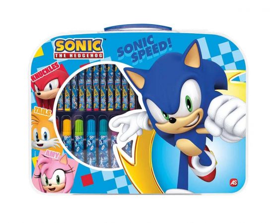 Σετ Ζωγραφικής Sonic the Hedgedog AS Company | Είδη Ζωγραφικής στο MarkCenter