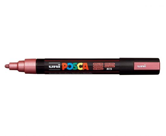Μαρκαδόρος UNI Posca PC-5M Μεταλλικό Κόκκινο Uni-ball | Γραφική Ύλη στο MarkCenter