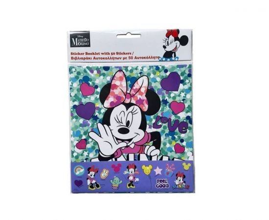 Βιβλίο Αυτοκόλλητων με 50 Αυτοκόλλητα Minnie Mouse GIM | Διάφορα Είδη στο MarkCenter