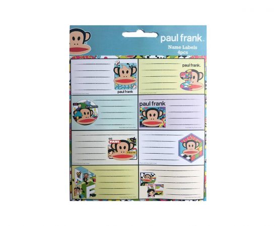 Ετικέτες Αυτοκόλλητες Paul Frank 4 Φύλλα (32 Ετικέτες) GIM | Διάφορα Είδη στο MarkCenter