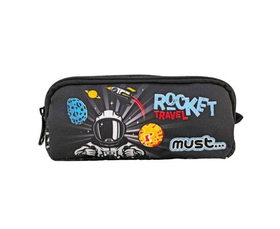 Κασετίνα Must Βαρελάκι με 2 θήκες Energy Rocket Travel Must Team | Σχολικές Τσάντες - Κασετίνες στο MarkCenter