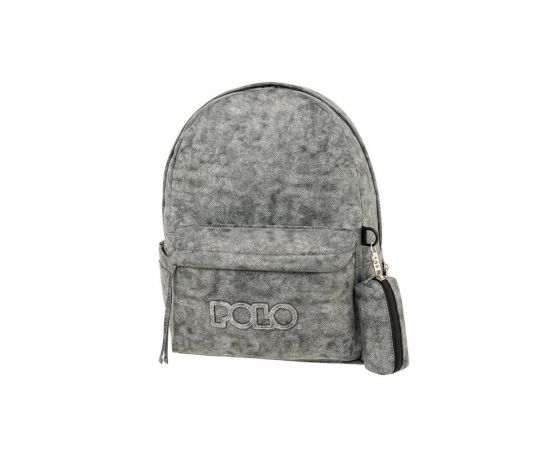 Τσάντα Πλάτης Polo Gecko Γκρι Polo | Σχολικές Τσάντες - Κασετίνες στο MarkCenter