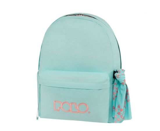 Τσάντα Πλάτης POLO Original Scarf Γαλάζιο Ροζ Polo | Σχολικές Τσάντες - Κασετίνες στο MarkCenter