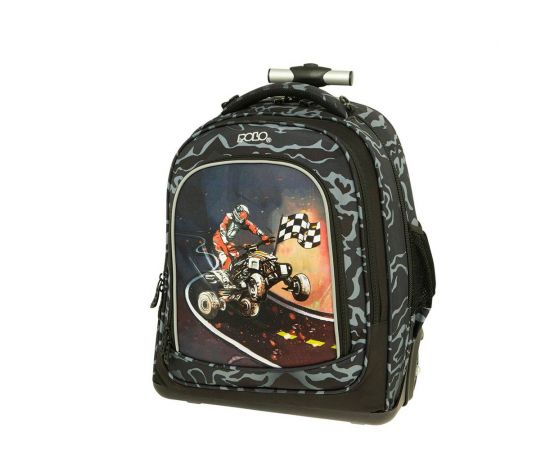 Τσάντα Τρόλευ Δημοτικού Polo Rolling Μοτοσυκλέτα Polo | Σχολικές Τσάντες - Κασετίνες στο MarkCenter