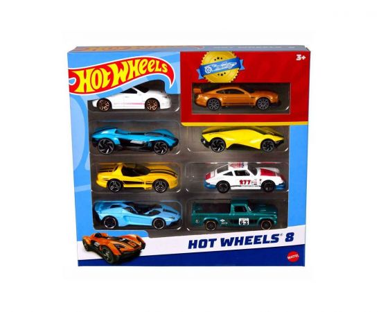 Hot Wheels Αυτοκινητάκια Σετ 8 ΤΜΧ Mattel | Οχήματα στο MarkCenter
