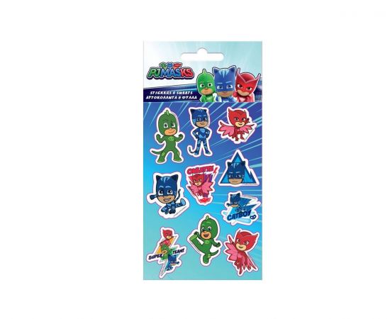 Αυτοκόλλητα 5 Φύλλων PJ Masks Διακάκης | Διάφορα Είδη στο MarkCenter