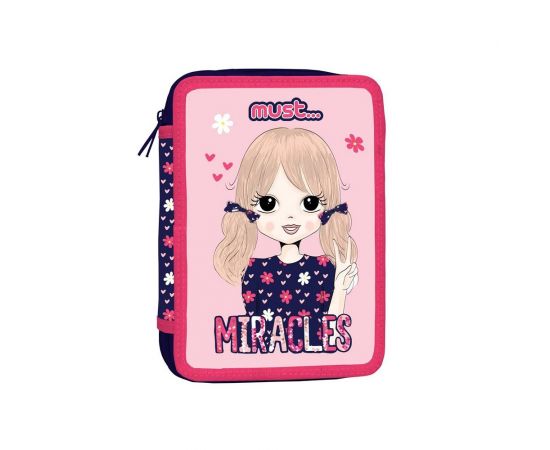 Κασετίνα Must Γεμάτη με 2 θήκες Miracles Must Team | Σχολικές Τσάντες - Κασετίνες στο MarkCenter