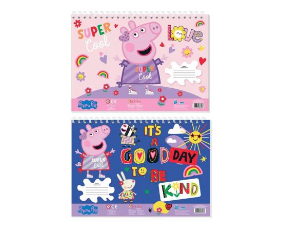 Μπλοκ Ζωγραφικής 23Χ33 40 Φύλλων Peppa Pig Διακάκης | Είδη Ζωγραφικής στο MarkCenter