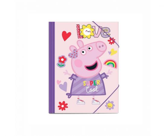Ντοσιέ Λάστιχο Peppa Pig 25x35 Διακάκης | Είδη Αρχειοθέτησης στο MarkCenter