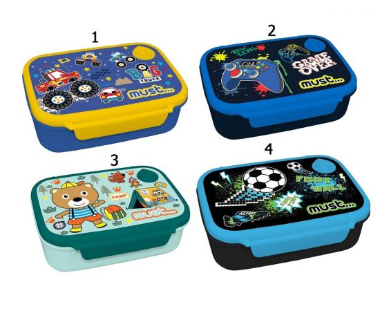 Παιδικό Δοχείο Φαγητού Must για Αγόρι 800Ml Must Team | Παγουράκια - Δοχεία Φαγητού στο MarkCenter