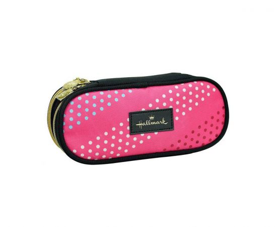 Κασετίνα Hallmark Οβάλ Dots GIM | Σχολικές Τσάντες - Κασετίνες στο MarkCenter