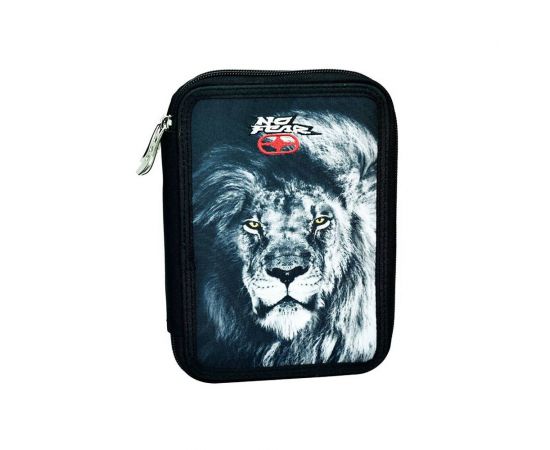 Κασετίνα No Fear Διπλή Γεμάτη Laser Lion GIM | Σχολικές Τσάντες - Κασετίνες στο MarkCenter