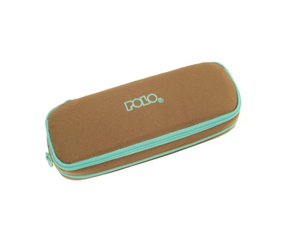 Κασετίνα Polo Duo Box Καφέ Πετρολ 937004-7858 Polo | Σχολικές Τσάντες - Κασετίνες στο MarkCenter