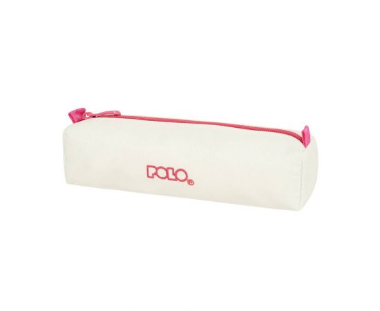 Κασετίνα Polo Βαρελάκι Original Λευκό - Ροζ Polo | Σχολικές Τσάντες - Κασετίνες στο MarkCenter