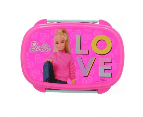 Δοχείο Φαγητού με Κουτάλι και Πιρούνι Gim Barbie 500Ml GIM | Παγουράκια - Δοχεία Φαγητού στο MarkCenter