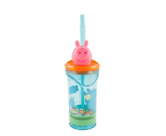 Πλαστικό Ποτήρι Gim 3D Peppa Pig Core 360Ml GIM | Παγουράκια - Δοχεία Φαγητού στο MarkCenter
