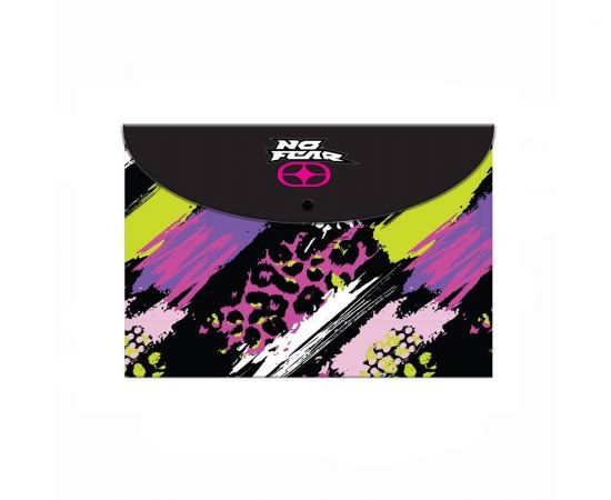 Φάκελος Κουμπί Α4 No Fear Fluo Prints GIM | Είδη Αρχειοθέτησης στο MarkCenter