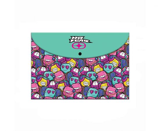 Φάκελος Κουμπί Α4 No Fear Music GIM | Είδη Αρχειοθέτησης στο MarkCenter