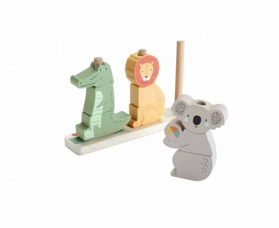Fisher-Price Ξύλινα Ζωάκια | HXV04 Fisher Price | Παιχνίδια στο MarkCenter