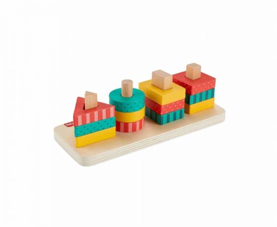 Fisher-Price Ξύλινα Σχήματα Ταξινόμησης | HXV05 Fisher Price | Παιχνίδια στο MarkCenter