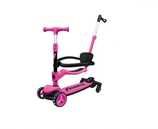 Shoko Παιδικό Πατίνι Prime 4 In 1 Plus Σε Ροζ Χρώμα AS Company | Παιχνίδια για Κορίτσια στο MarkCenter