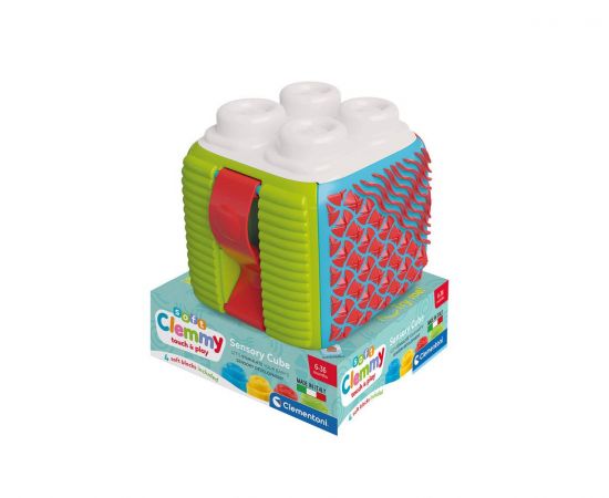 Soft Clemmy Αισθητηριακός Κύβος Δραστηριοτήτων Με 4 Μαλακά Τουβλάκια Clementoni | Παιχνίδια στο MarkCenter