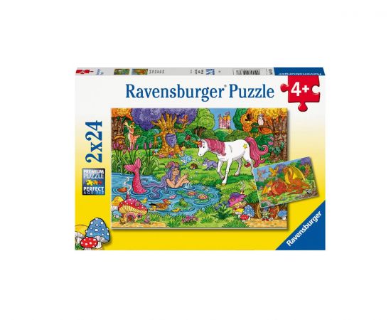 Πάζλ 2x24τεμ Μαγικά Πλάσματα Ravensburger | Παζλ στο MarkCenter