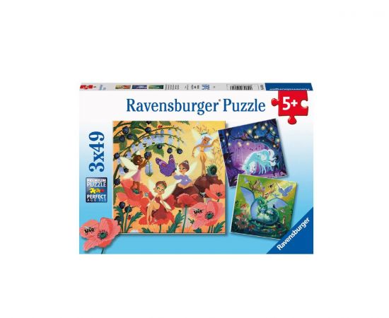 Πάζλ 3x49τεμ Μαγικός Κόσμος Ravensburger | Παζλ στο MarkCenter