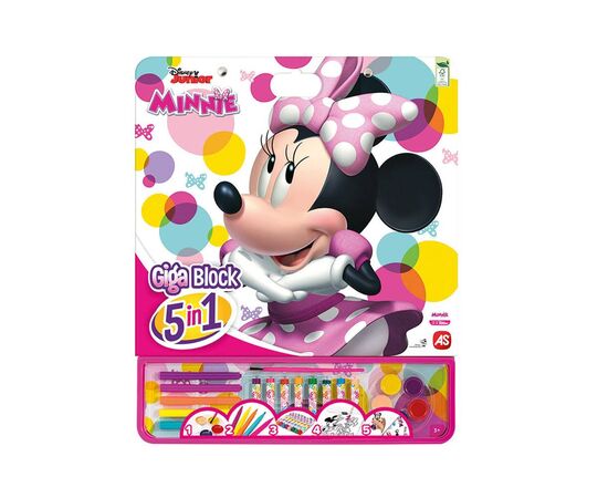 Σετ Ζωγραφικής Giga Block 5 Σε 1 Disney Minnie AS Company | Είδη Ζωγραφικής στο MarkCenter