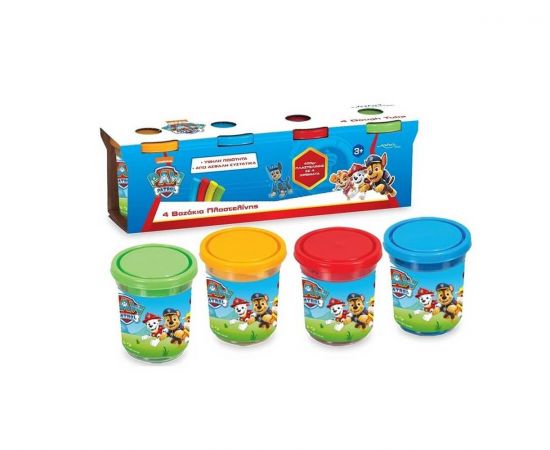 Σετ Πλαστελίνη Paw Patrol σε Βαζάκι 4τμχ John Hellas | Παιχνίδια Unisex στο MarkCenter