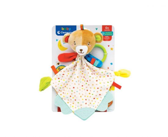 Baby Clementoni For You Κουδουνίστρα Μαλακό Αρκουδάκι Clementoni | Παιχνίδια στο MarkCenter