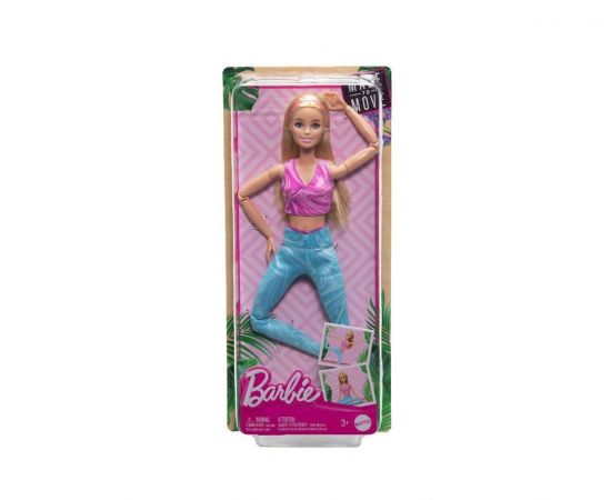Barbie Κούκλα Αμέτρητες Κινήσεις Ξανθιά | HRH27 Mattel | Παιχνίδια για Κορίτσια στο MarkCenter
