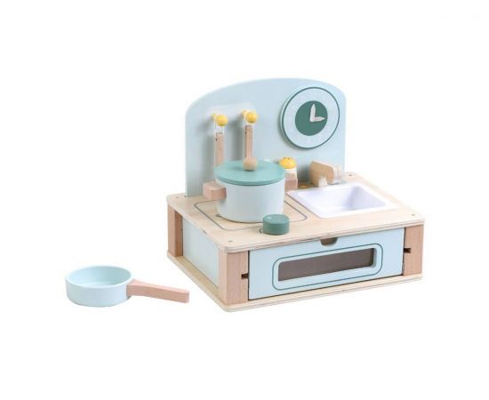 Επιτραπέζια Ξύλινη Κουζίνα Luna Toys Luna | Παιχνίδια για Κορίτσια στο MarkCenter