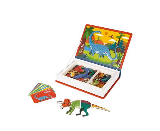 Μαγνητικό Βιβλίο Janod Magneti'Book Δεινόσαυροι Janod | Παιχνίδια για Αγόρια στο MarkCenter