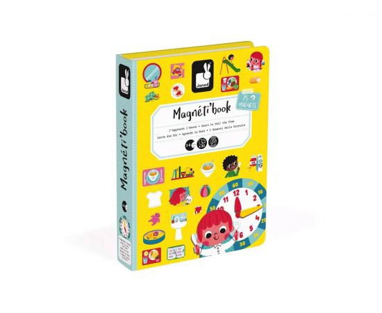 Μαγνητικό Βιβλίο Janod Magneti'Book Μαθαίνω την Ώρα Janod | Παιχνίδια Unisex στο MarkCenter
