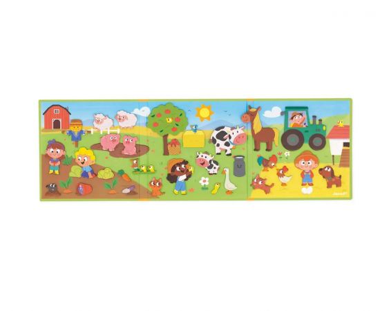 Μαγνητικό Παιχνίδι Janod Ιστορίες Η Φάρμα Janod | Παιχνίδια Unisex στο MarkCenter