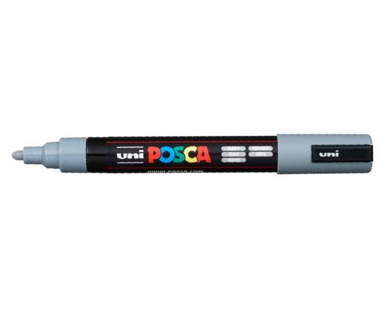 Μαρκαδόρος UNI Posca PC-5M Γκρι Uni-ball | Γραφική Ύλη στο MarkCenter
