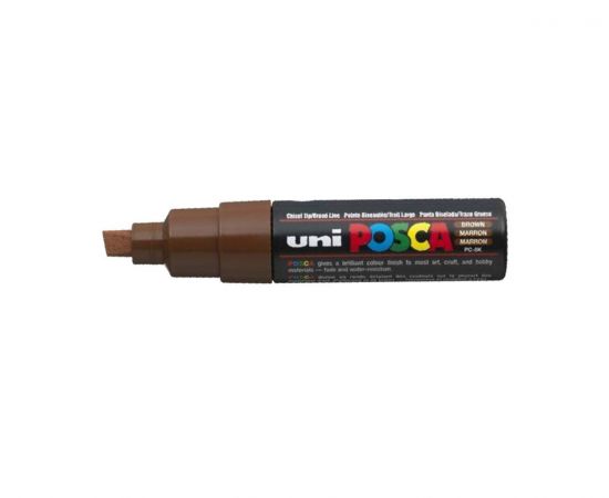 Μαρκαδόρος Χοντρός UNI Posca PC-8K Καφέ Uni-ball | Γραφική Ύλη στο MarkCenter