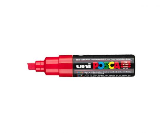 Μαρκαδόρος Χοντρός UNI Posca PC-8K Κόκκινο Uni-ball | Γραφική Ύλη στο MarkCenter