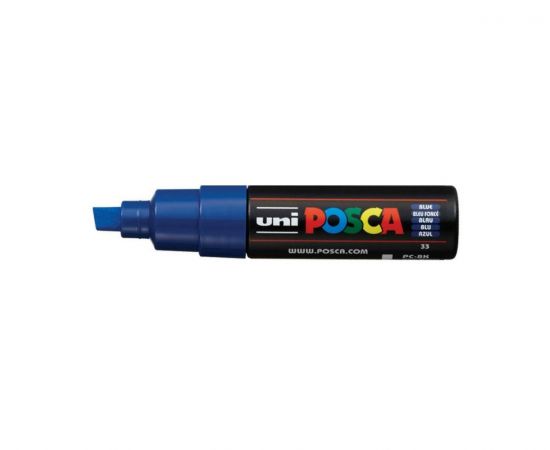 Μαρκαδόρος Χοντρός UNI Posca PC-8K Σκούρο Μπλε Uni-ball | Γραφική Ύλη στο MarkCenter