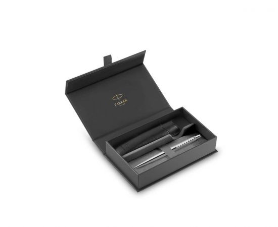 Σετ Στυλό Parker Jotter Core Ασημί με Στυλοθήκη Parker | Είδη Δώρων στο MarkCenter