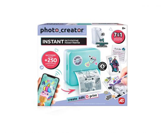 Φορητός Εκτυπωτής Photo Creator Instant AS Company | Παιχνίδια Unisex στο MarkCenter