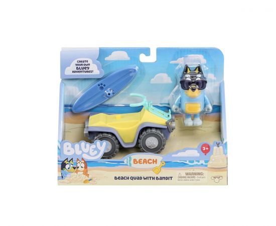 Bluey Γουρούνα με Φιγούρα Μπαμπά - Παραλία Giochi Preziosi | Παιχνίδια για Κορίτσια στο MarkCenter