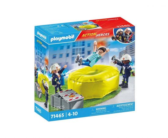 Playmobil Action Heroes Πυροσβέστες με Στρώμα Διάσωσης | 71465 Playmobil | Playmobil στο MarkCenter