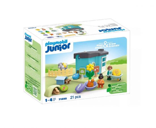 Playmobil Junior Ξενώνας Μικρών Ζώων | 71690 Playmobil | Playmobil στο MarkCenter
