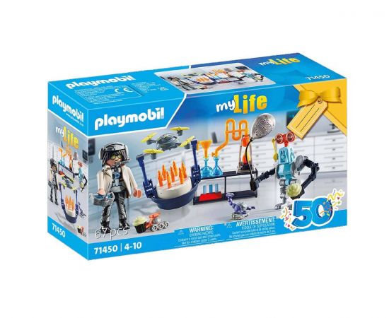 Playmobil My Life Gift Set Πάρτυ στο Εργαστήριο του Τρελοεπιστήμονα | 71450 Playmobil | Παιχνίδια για Αγόρια στο MarkCenter