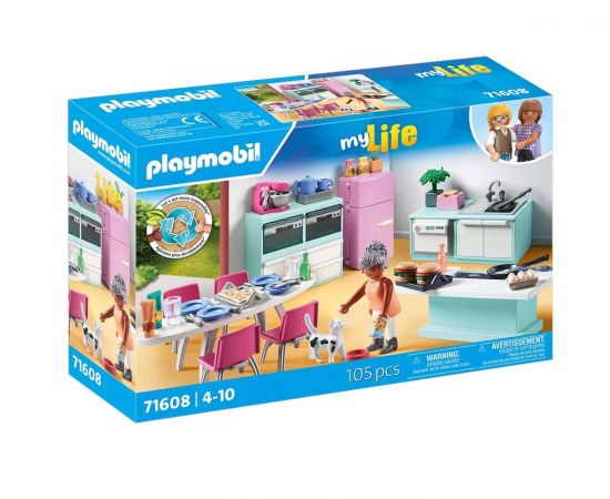 Playmobil My Life Μοντέρνα Κουζίνα με Τραπεζαρία |  71608 Playmobil | Παιχνίδια για Αγόρια στο MarkCenter