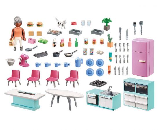 Playmobil My Life Μοντέρνα Κουζίνα με Τραπεζαρία |  71608 Playmobil | Παιχνίδια για Αγόρια στο MarkCenter